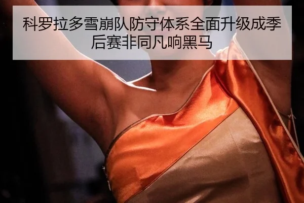 科罗拉多雪崩队防守体系全面升级成季后赛非同凡响黑马